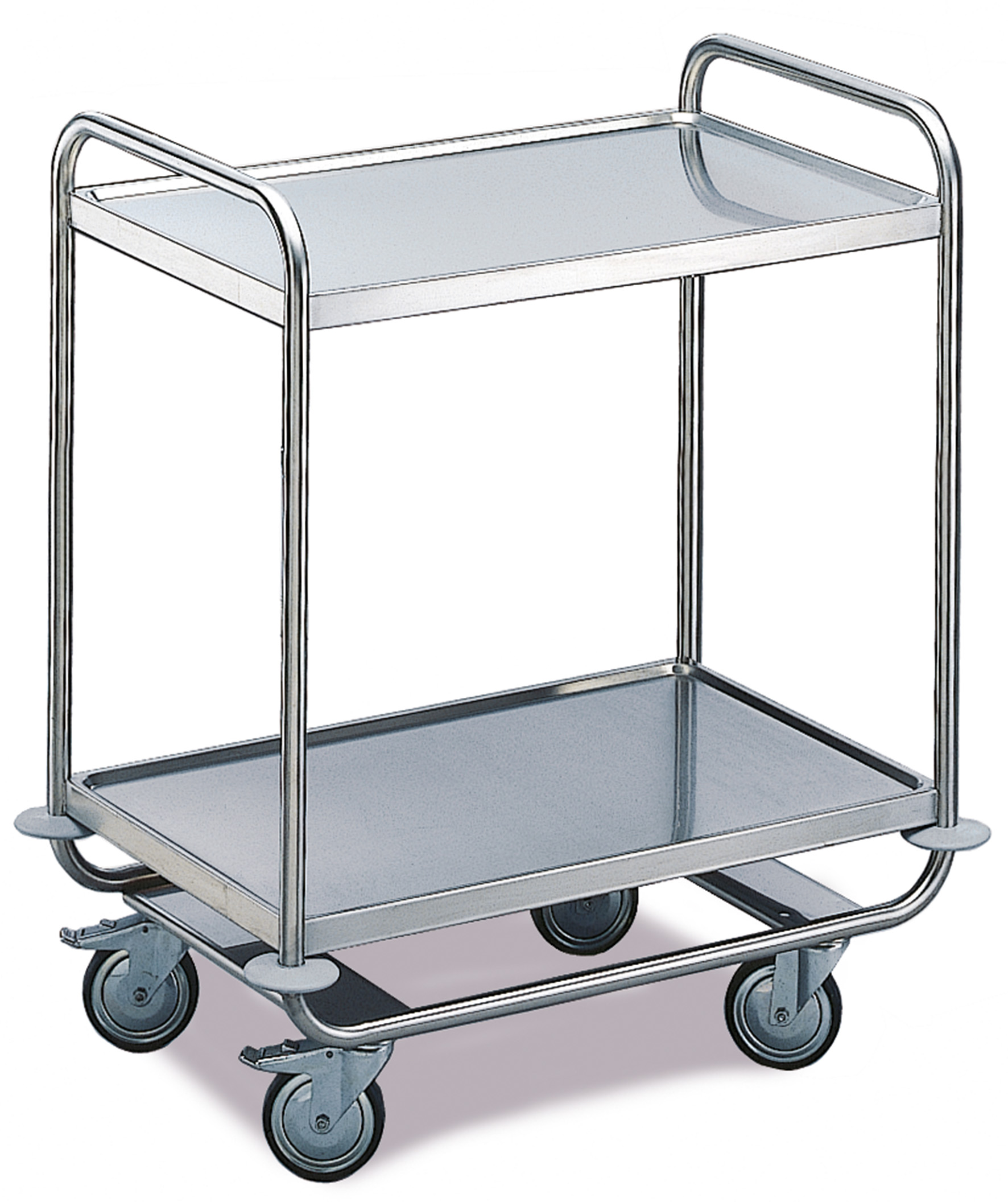 Chariot de table 2 étages - Exécution lourde